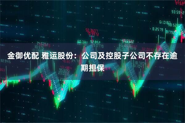 金御优配 雅运股份：公司及控股子公司不存在逾期担保